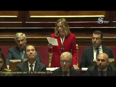 Le comunicazioni di Giorgia Meloni dal Senato in vista del Consiglio Europeo del 17-18 ottobre Episode cover