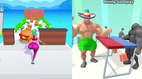 Twerk Race 3D 🆚 Muscle Rush Android IOS New 2025 Update Levels Big Gameplay HR4