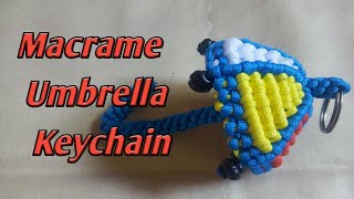 Macrame Umbrella | Macrame Umbrella Keychain