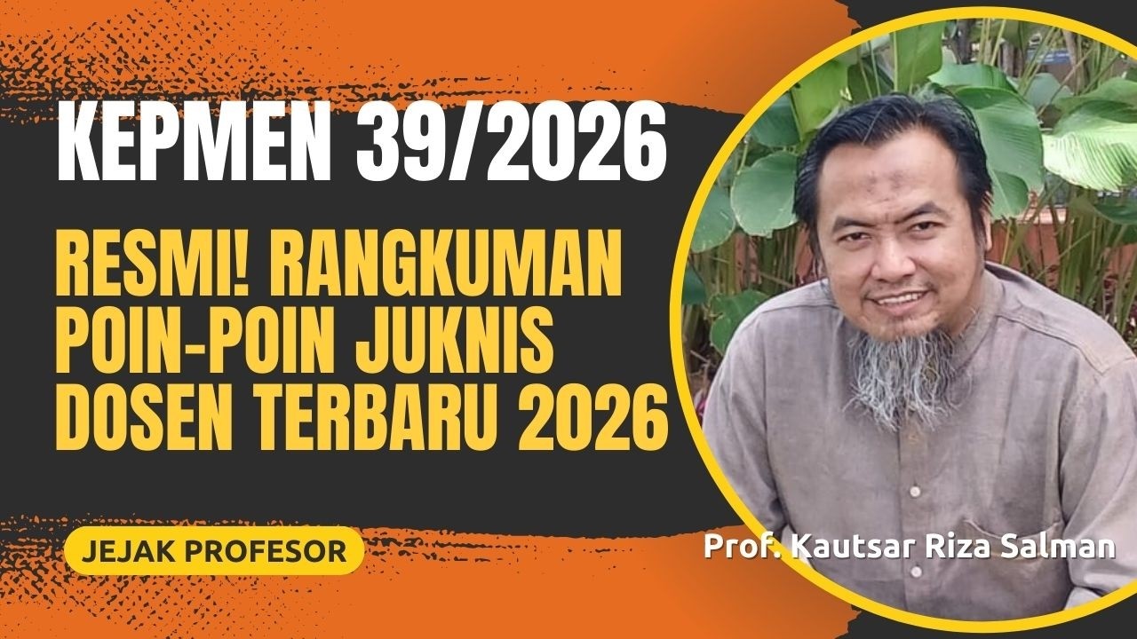 RESMI BERLAKU! Rangkuman Poin-Poin Penting KEPMENDIKTISAINTEK 39/2026 yang WAJIB Dipahami Dosen
