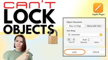 How to Lock Elements in Pages
