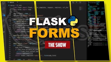 Flask Web Forms with Flask-wtf | Securely Create Forms & Retrieve User Input | Flask Tutorial Part 4
