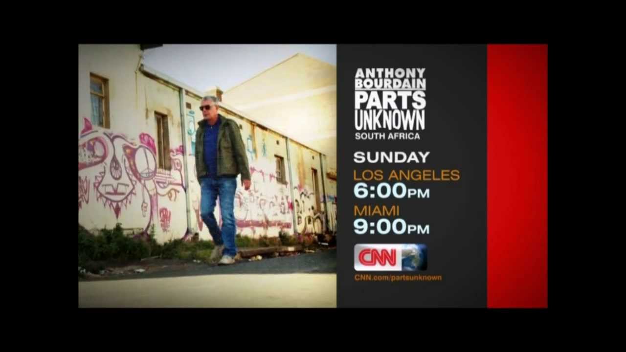 CNN "Anthony Bourdain Parts Unknown South Africa" promo YouTube