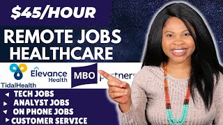 Healthcare Remote Jobs 2024: Customer support, Analyst Roles (Tech Jobs, AI Jobs)