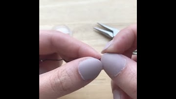 How to use a Clam Shell Bead Tip for Jewellery - Knotted