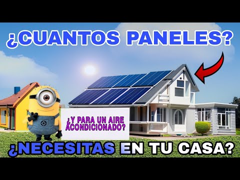 Video: ¿Cuántos paneles solares se necesitan para encender una luz?