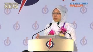 Dr Intan Azura Mokhtar @ PAP Rally, Yio Chu Kang Stadium
