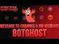 Dm message  send message to channel command builder  botghost tutorial