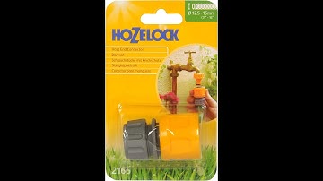 How to fit a Garden Hose End and make it stay there. Hose pipe adaptor click lock fitting