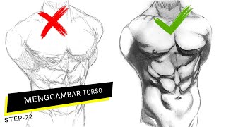 EASY WAY TO DRAW SIX PACK STOMACH❗️❗️❗️