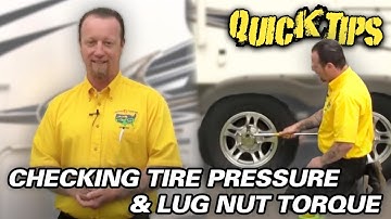 CHECKING TIRE PRESSURE & LUG NUT TORQUE | Pete
