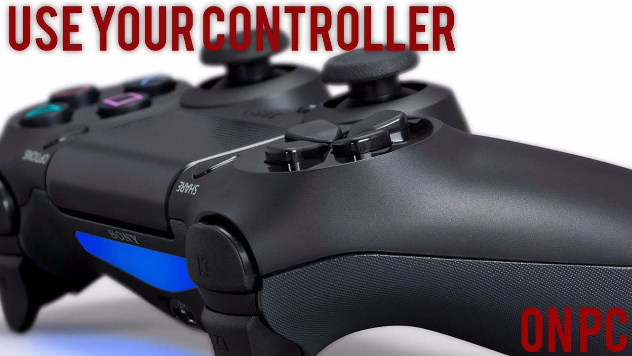 Use your PS4 controller on PC - YouTube