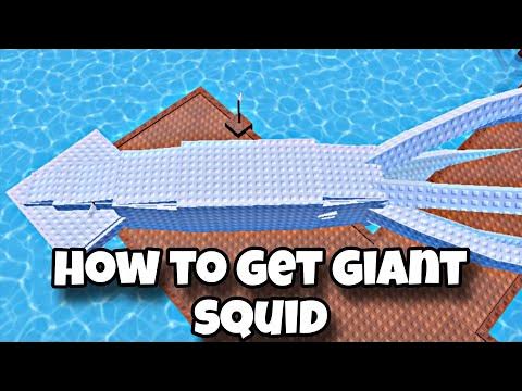 How to Get Giant Squid in My Fishing Pier Roblox | giant squid - YouTube
