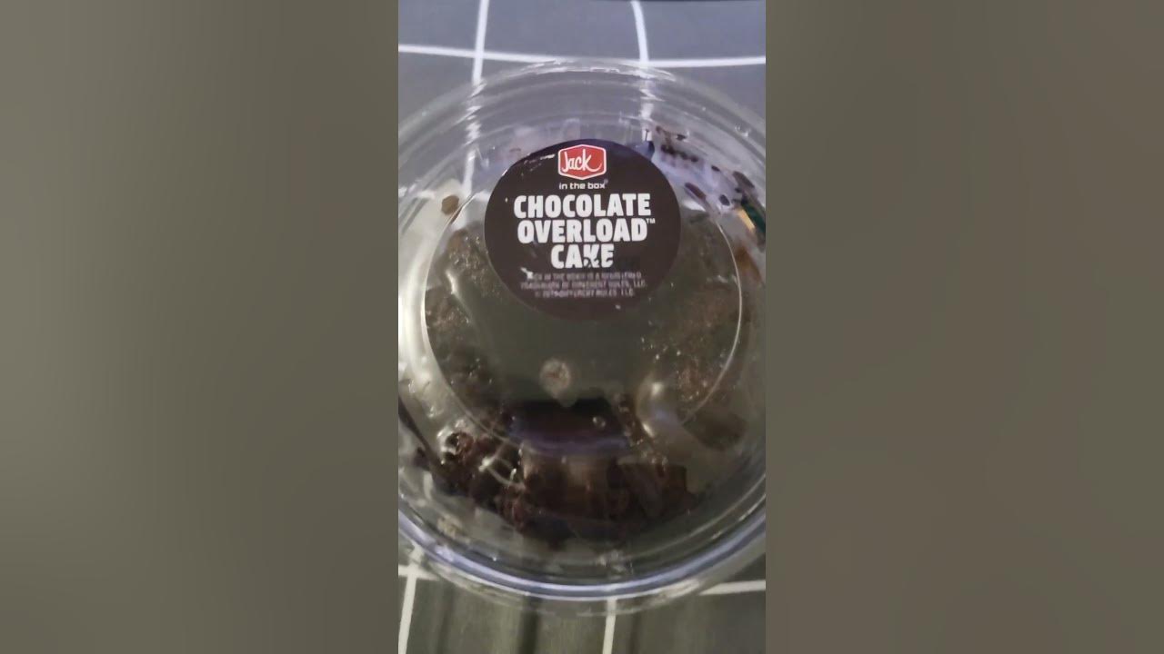 Chocolate overload cake from jack in the boxI give it 4/10 food cake