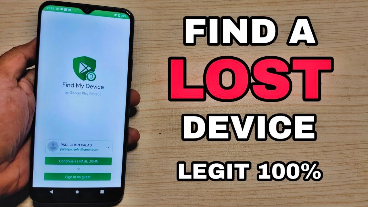 HOW TO FIND A LOST DEVICE - YouTube