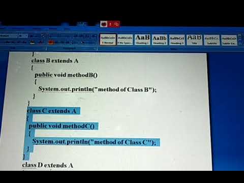 Inheritance of Classes Java Er. Narendra Kumar