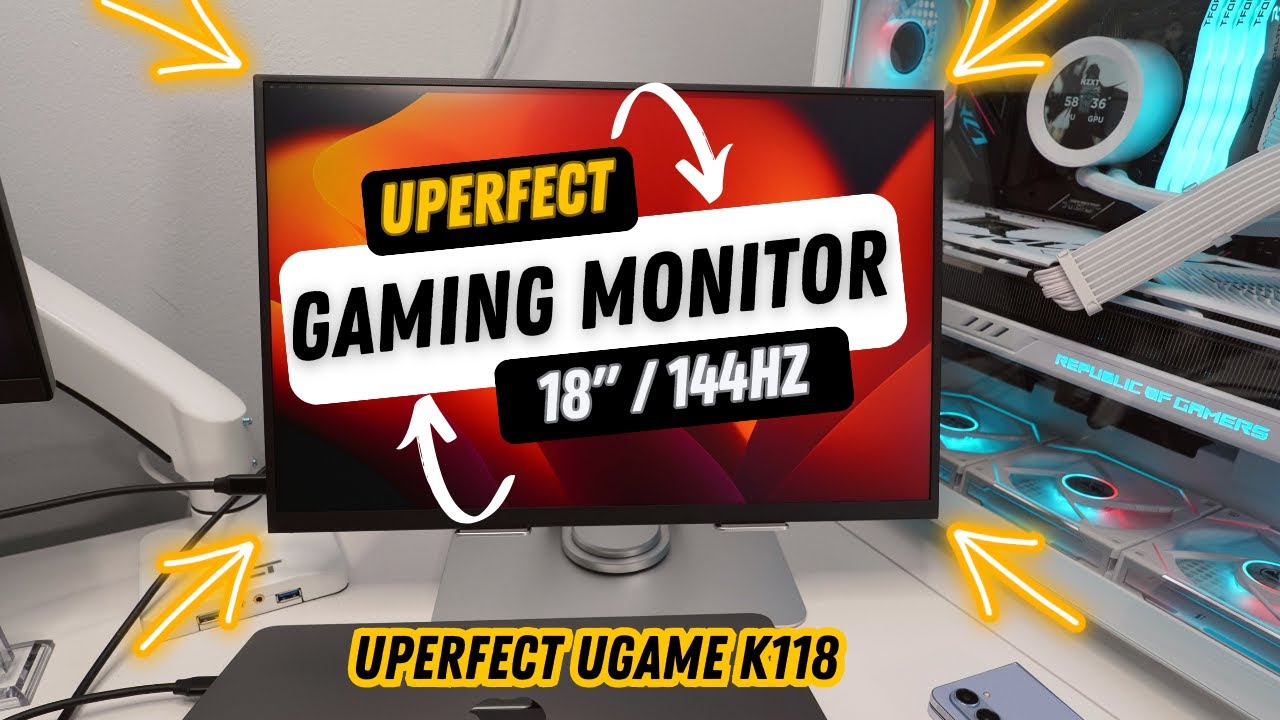 UPERFECT 18 2K 144Hz Portable Gaming Monitor Review : UGame K118
