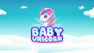 Cute Baby unicorn - little pony pet care game Trailer screenshot 4