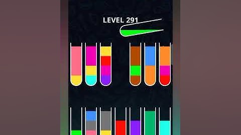 Color sort puzzle Level 291