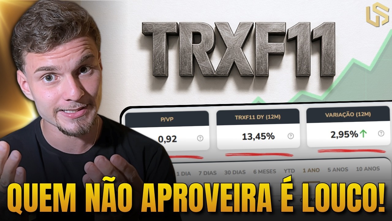 TRXF11 É A MAIOR OPORTUNIDADE DO ANO E NINGUÉM ESTÁ VENDO!