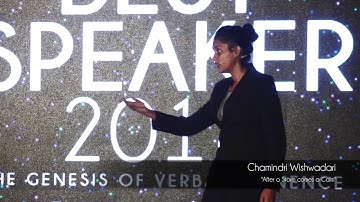Chamindri Wishwadari - “After A Storm Comes A Calm” - Best Speaker 2016