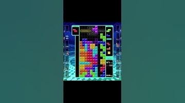 テトリス９９　楽しい！　5段Ｔスピントリプル #shorts