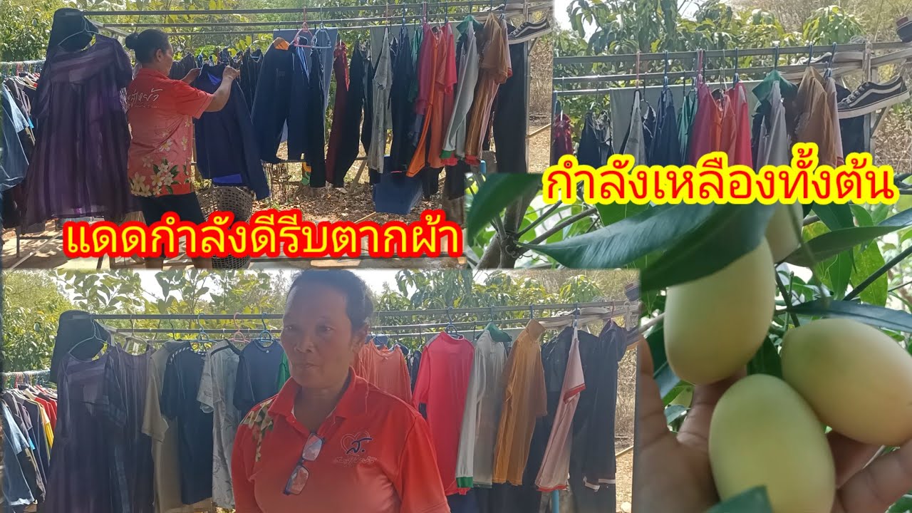 กลับจากหาปลา!!มาทำงานบ้านต่อ