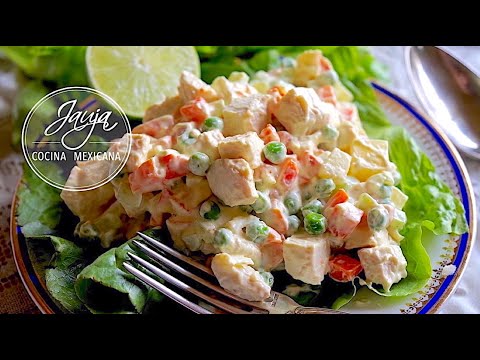 Video: Ensalada De Pollo