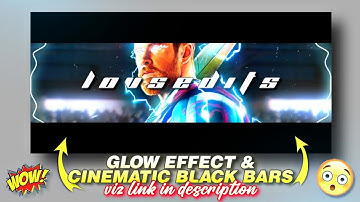 Viz Like @quitezyaudios With Cinematic Black Bars & RGB Glow🔥Avee Player Tutorial By ‎@LoVsEdits