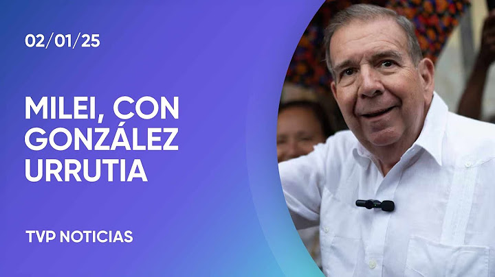 Javier Milei recibirá este sábado al líder opositor venezolano, Edmundo González Urrutia