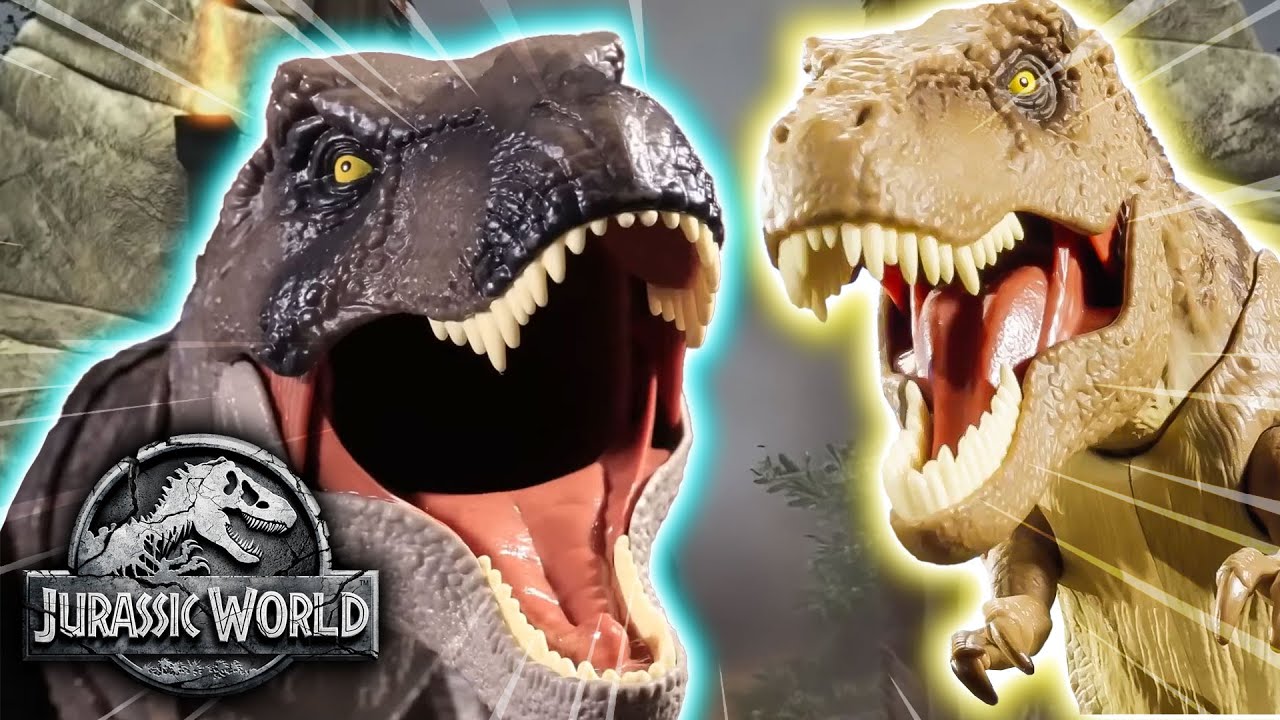 Dino Rivals Face-Off in Battle! | Jurassic World | Mattel Action! | 60 ...