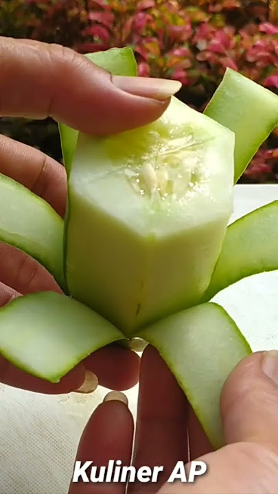 WOW AMAZING VEGETABLE ART ‼️ CARA MEMBUAT GARNISH TUMPENG 😍