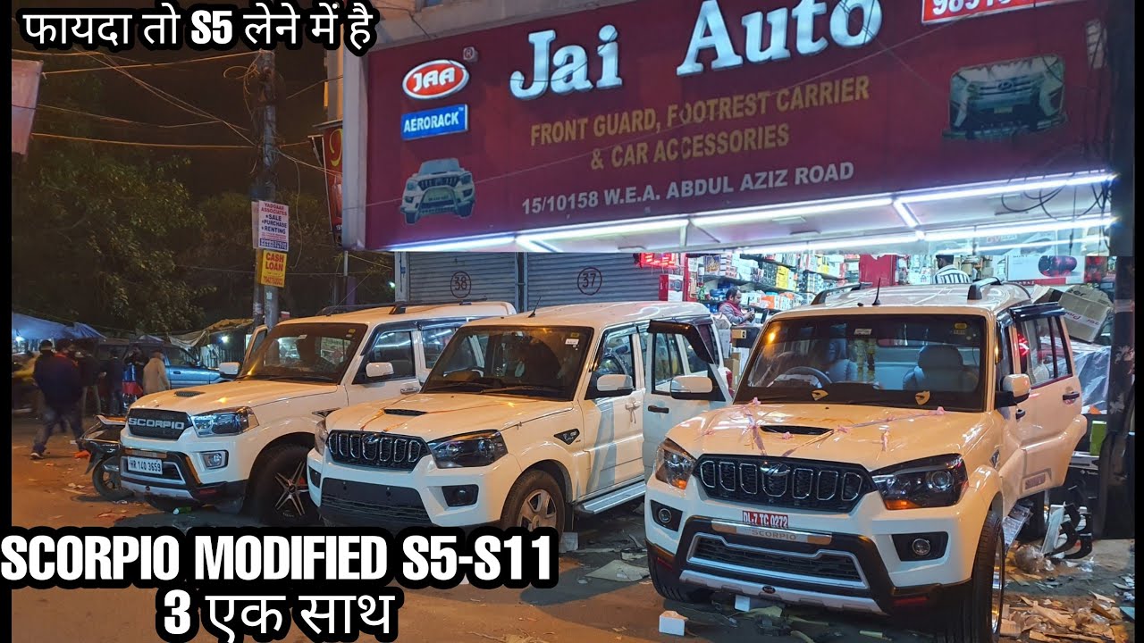SCORPIO MODIFIED S5-S11 3 TOGETHER ONLY AT JAI AUTO
