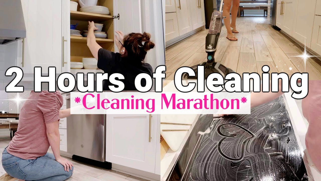 INSANE 2hrs CLEANING Marathon - EXTRA LONG CLEAN WITH ME MOTIVATION