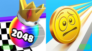 Ball Merge 2048 Vs Coin Rush Android iOS Mobile Gameplay Walkthrough 56497