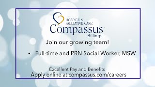 Compassus - Full-time and PRN Social Worker, MSW