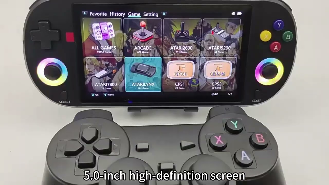 Handheld Gaming Console Hd Display Games