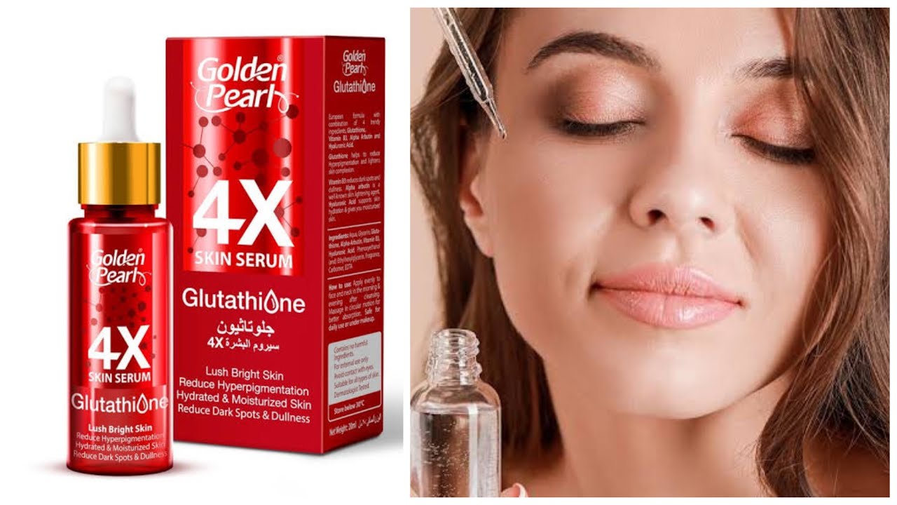 pearly glutathione MED7 - Glow from within  Reveal brighter, healthier-looking skin with Glutathioneyour daily boost to natural radiance Golden Pearl Glutathione Whitening Serum