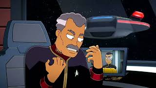 Evil Admiral Buenamigo. Star Trek: Lower Decks Se.3 Ep.10