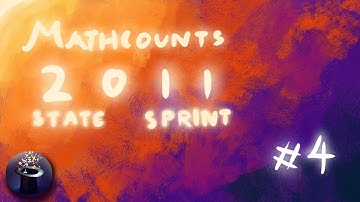 MATHCOUNTS 2011 State Sprint Question 4 Quick Solution Explained!