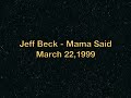 Jeff Beck - Mama Said