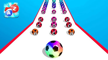 AZ Run - 2048 ABC Runner ⚽🔥⚽All Levels iOS,Android Walkthrough Mobile Game Update.