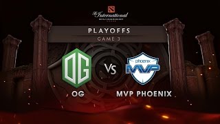 OG vs MVP Phoenix - Upper Bracket - Game 3 -The International 6 screenshot 5