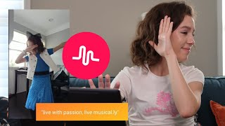 Reacting To My Old CRINGEY Musical.ly Videos