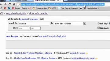 Easy Craigslist  searching with ifttt