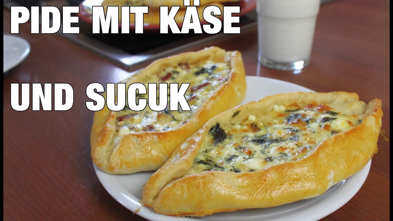 TÜRKISCHE PIDE MIT KÄSE UND SUCUK - so lecker und knusperig! Canans ...