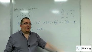 A-Level Further Maths: C5-07 Determinants: Determinants of 3x3 Matrices