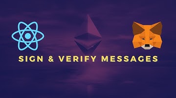 Sign and Verify messages with  React.js and MetaMask