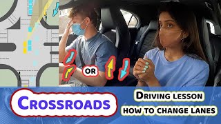 Beginner Driving Lesson On Big Crossroads | Talkthrough on How To Position | How To Change Lanes