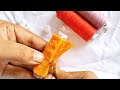 Most Wonderful hand embroidery 3d flower stitching, hand embroidery